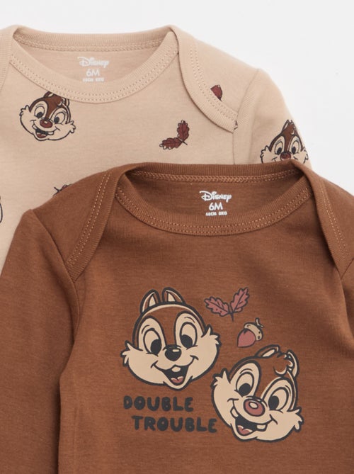 Conjunto de 2 bodies 'Tic e Tac' 'Disney' - Kiabi