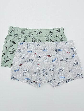 Conjunto de 2 boxers com velcro - coleção fácil de vestir