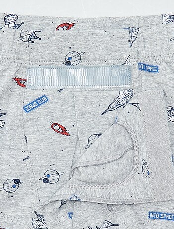 Conjunto de 2 boxers com velcro - coleção fácil de vestir