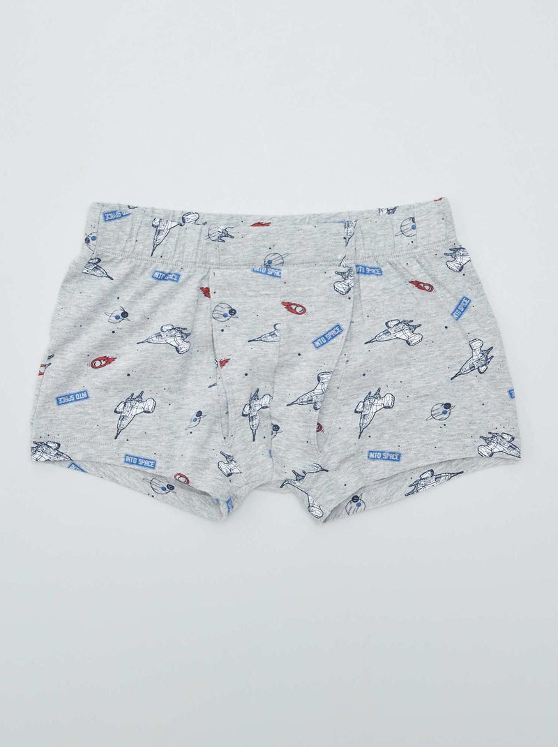 Conjunto de 2 boxers com velcro - coleção fácil de vestir VERDE - Kiabi