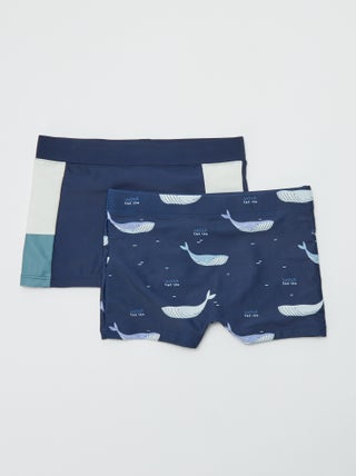Conjunto de 2 boxers de banho