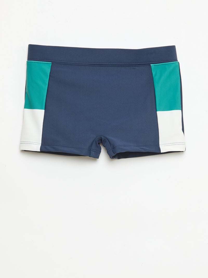 Conjunto de 2 boxers de banho Azul - Kiabi