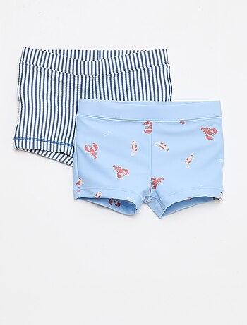 Conjunto de 2 boxers de banho