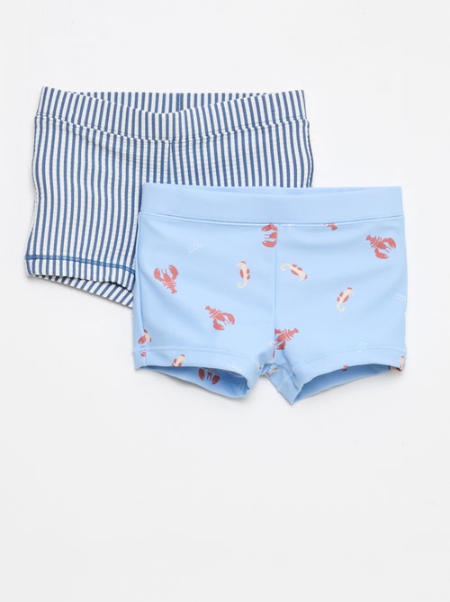 Conjunto de 2 boxers de banho - Kiabi