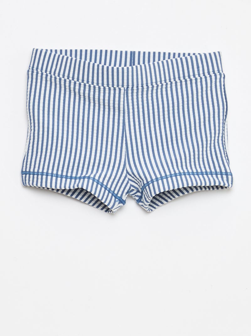 Conjunto de 2 boxers de banho Azul - Kiabi