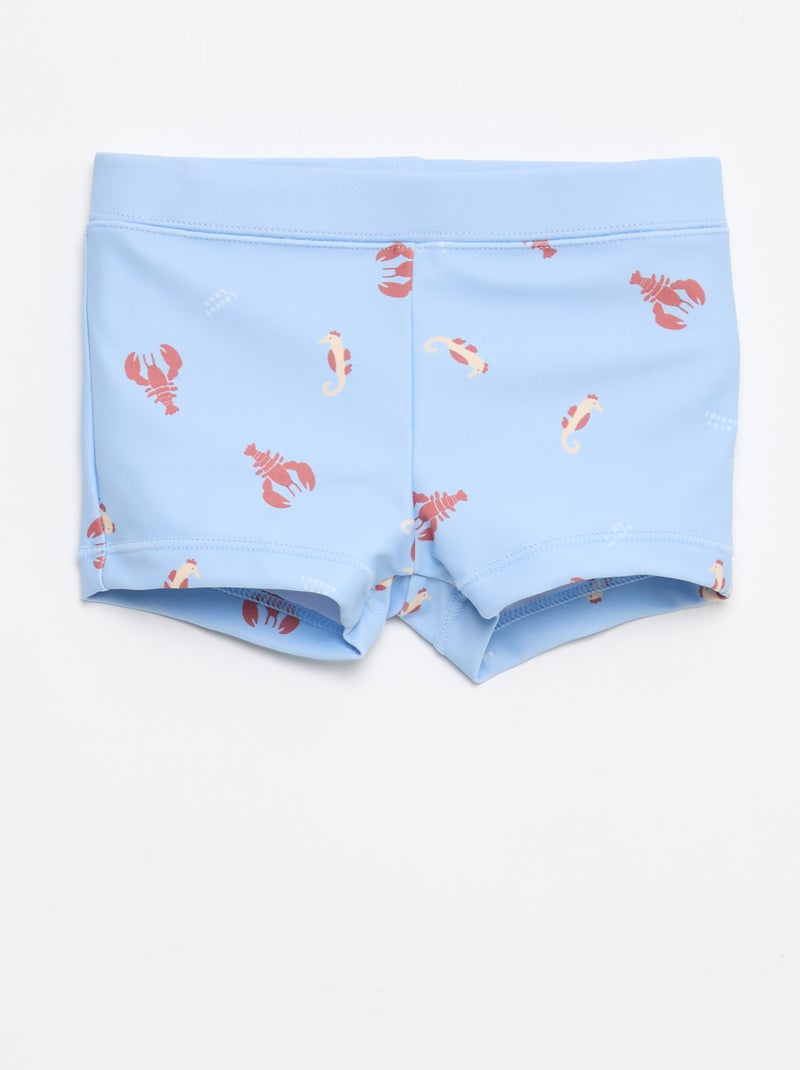 Conjunto de 2 boxers de banho Azul - Kiabi