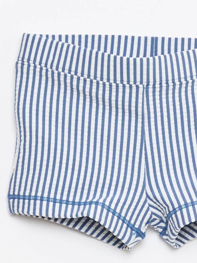 Conjunto de 2 boxers de banho Azul - Kiabi