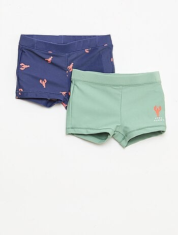 Conjunto de 2 boxers de banho