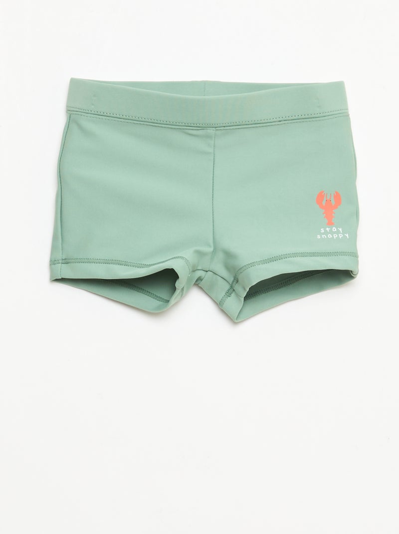 Conjunto de 2 boxers de banho Azul - Kiabi