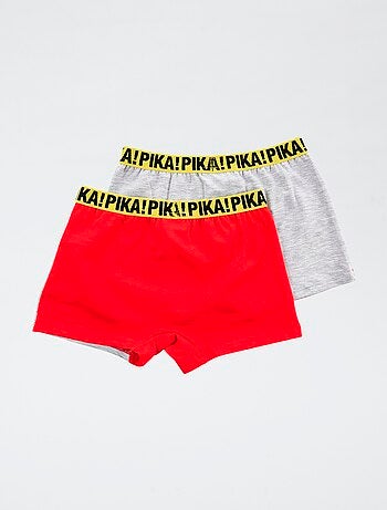 Conjunto de 2 boxers 'Pokémon' em algodão