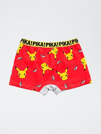 Conjunto de 2 boxers 'Pokémon' em algodão