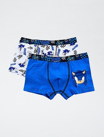 Conjunto de 2 boxers 'Sonic' em algodão