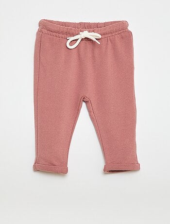 Pack de 2 calças de jogging em french terry