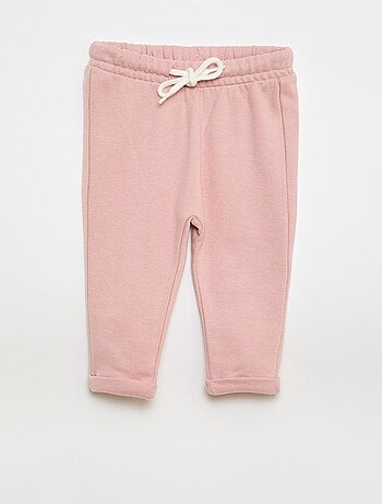 Pack de 2 calças de jogging em french terry