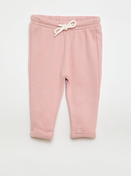 Conjunto de 2 calças de jogging em french terry - Kiabi