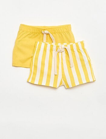 Conjunto de 2 calções de jersey