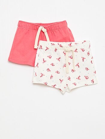 Conjunto de 2 calções de jersey