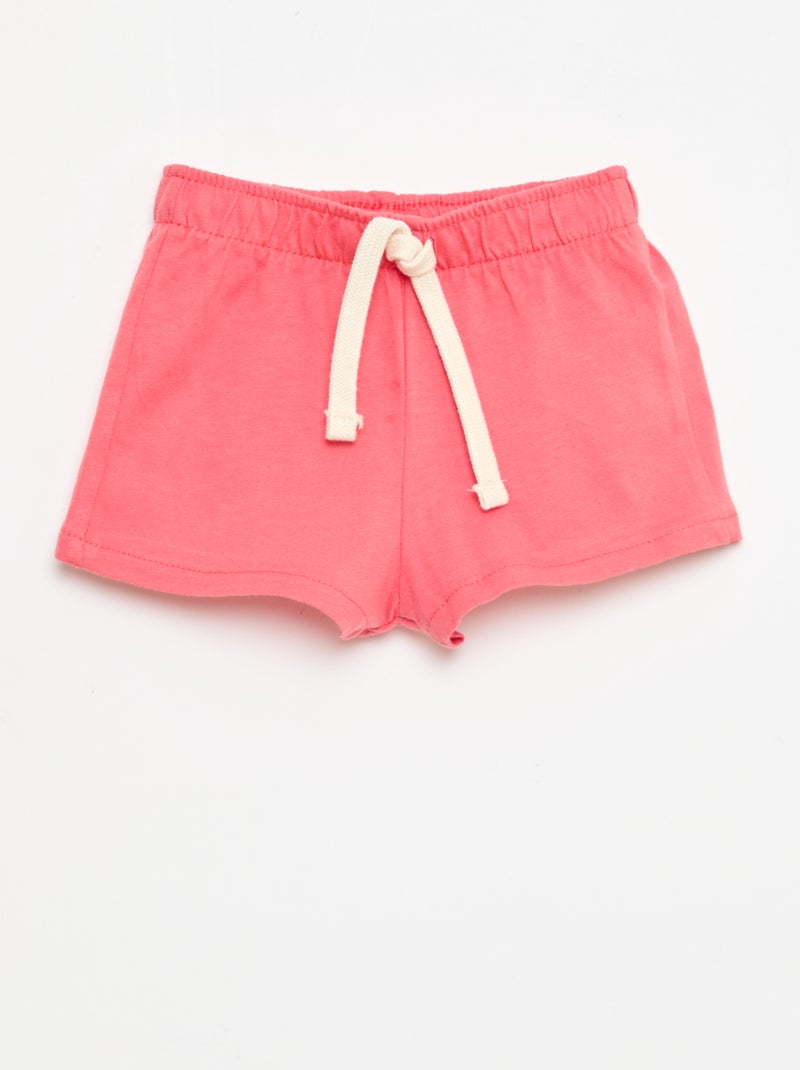 Conjunto de 2 calções de jersey Branco - Kiabi