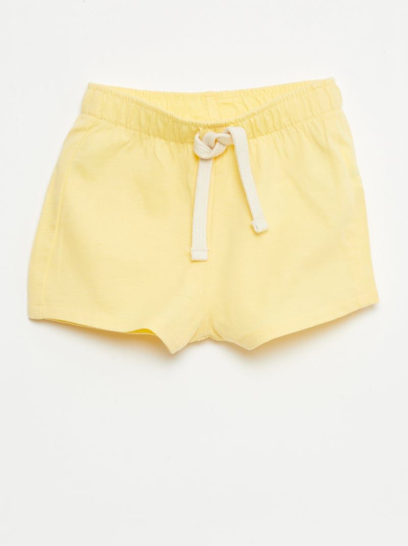 Conjunto de 2 calções de jersey Branco - Kiabi