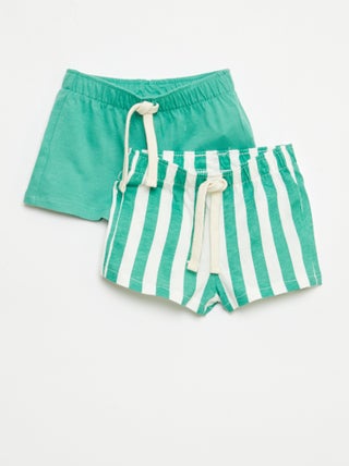 Conjunto de 2 calções de jersey