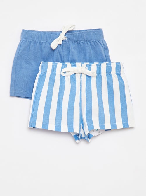 Conjunto de 2 calções em jersey  - 2 peças - Kiabi