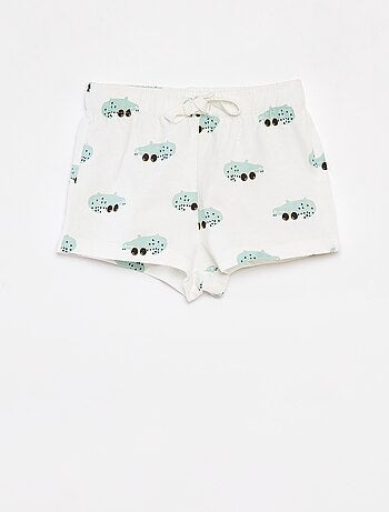 Conjunto de 2 calções em jersey - 2 peças