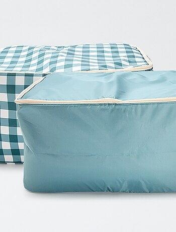 Conjunto de 2 capas de arrumação para roupa 50x28x36 cm