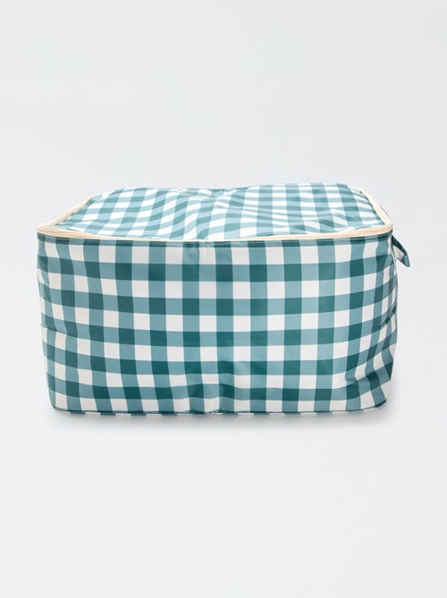 Conjunto de 2 capas de arrumação para roupa 50x28x36 cm - Kiabi Conjunto de 2 capas de arrumação para roupa 50x28x36 cm - Kiabi