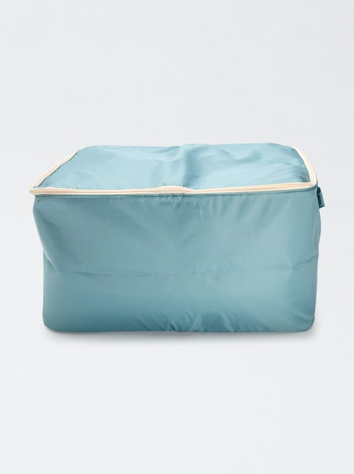 Conjunto de 2 capas de arrumação para roupa 50x28x36 cm - Kiabi Conjunto de 2 capas de arrumação para roupa 50x28x36 cm - Kiabi