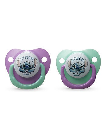 Conjunto de 2 chupetas lilo e stitch 6m+