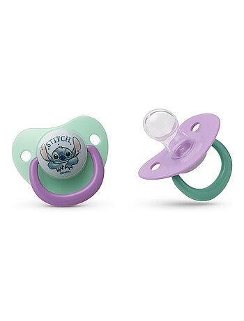 Conjunto de 2 chupetas lilo e stitch 6m+