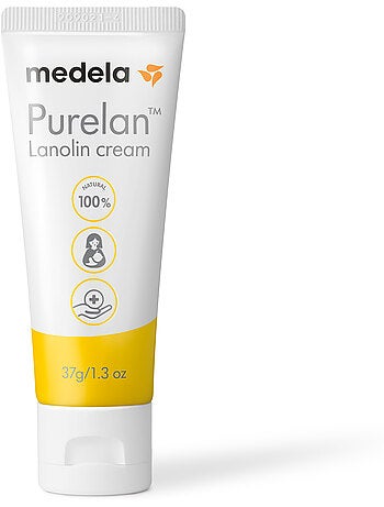 Conjunto de 2 cremes de amamentação com lanolina purelan™ 37 g - alivia e hidrata