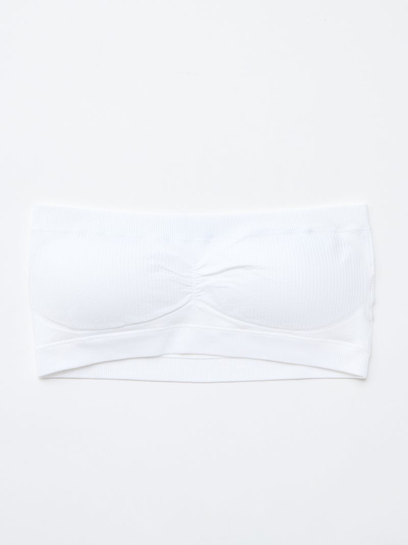 Conjunto de 2 faixas caneladas sem costuras Azul - Kiabi