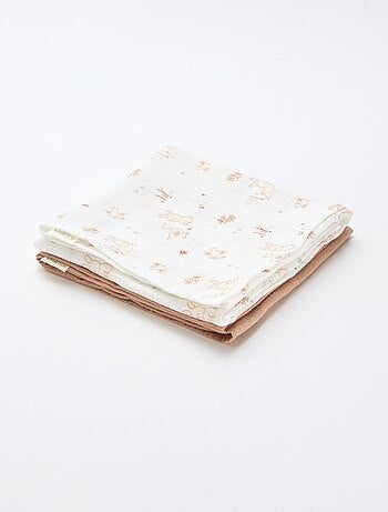 Conjunto de 2 fraldas de pano 'Petit Béguin'