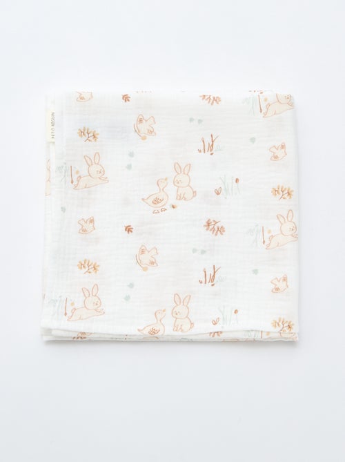 Conjunto de 2 fraldas de pano 'Petit Béguin' - Kiabi