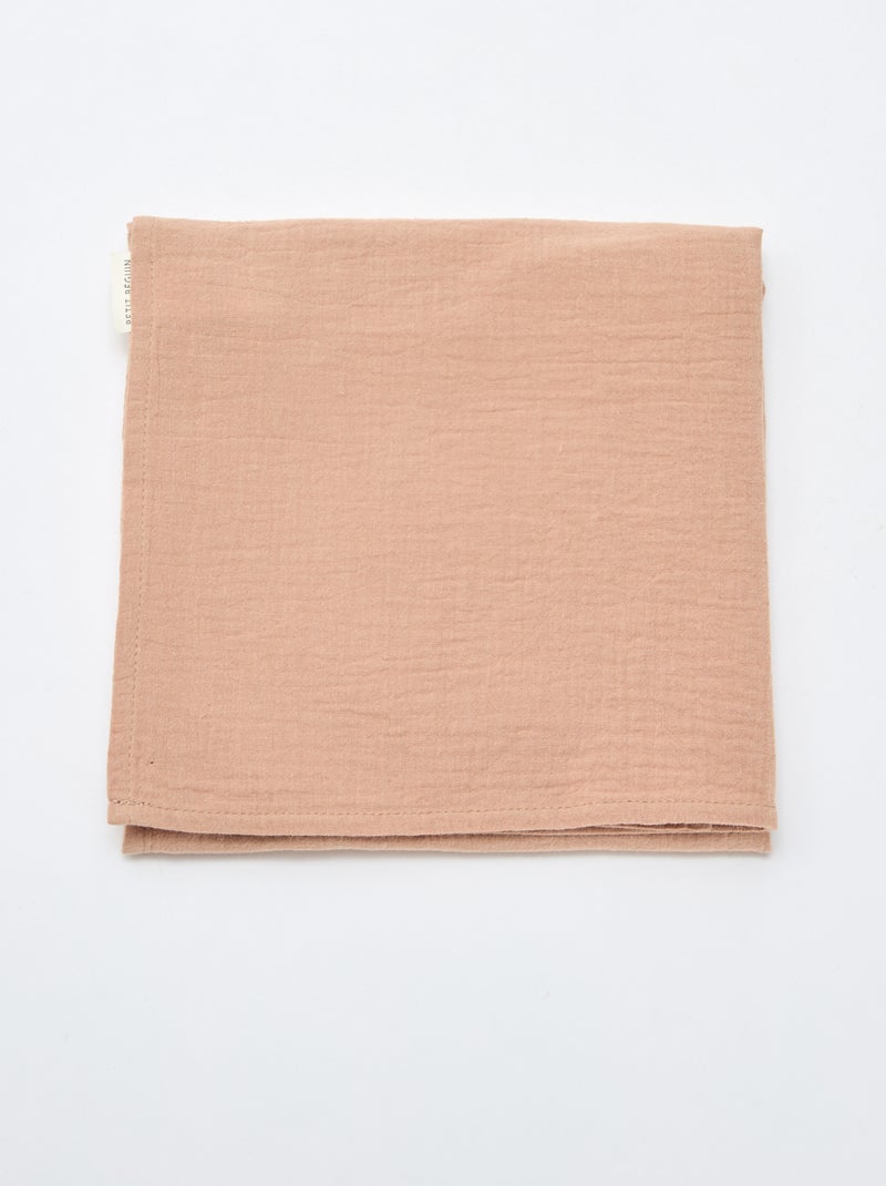 Conjunto de 2 fraldas de pano 'Petit Béguin' Branco - Kiabi