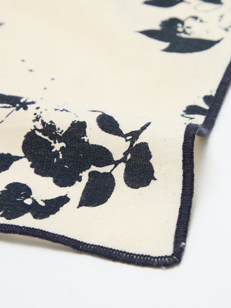 Conjunto de 2 guardanapos de mesa (40x40 cm) - Kiabi Home Azul - Kiabi