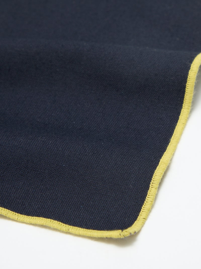 Conjunto de 2 guardanapos de mesa (40x40 cm) - Kiabi Home Azul - Kiabi