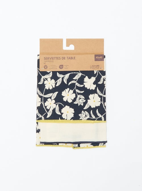 Conjunto de 2 guardanapos de mesa (40x40 cm) - Kiabi Home - Kiabi