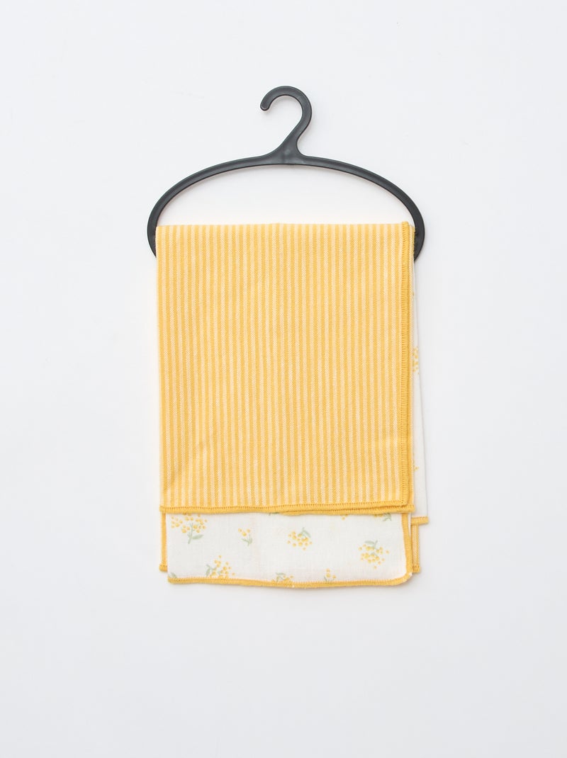 Conjunto de 2 guardanapos de mesa Amarelo - Kiabi