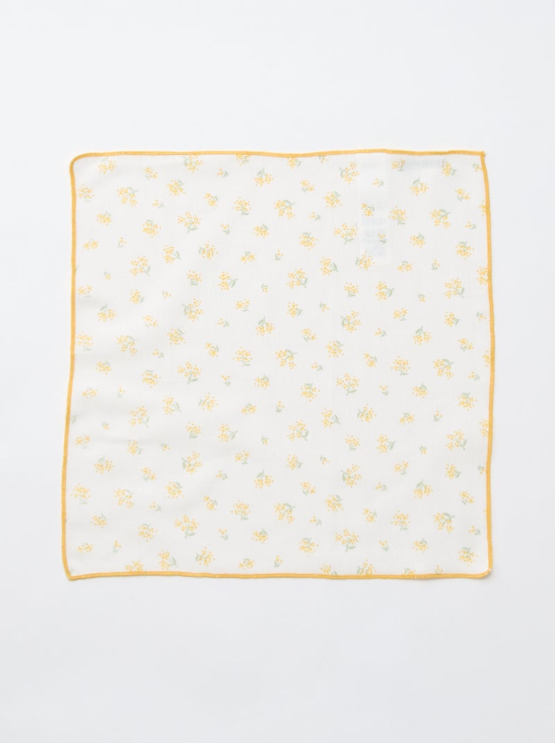 Conjunto de 2 guardanapos de mesa Amarelo - Kiabi