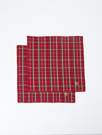 Conjunto de 2 guardanapos de mesa 'Kiabi & Catherine Painvin'