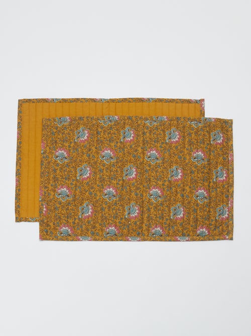 Conjunto de 2 individuais de mesa 30 x 45 cm - Kiabi Home - Kiabi