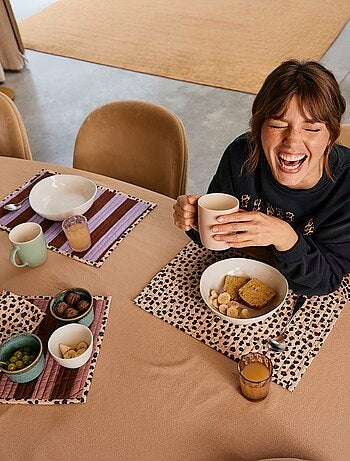 Conjunto de 2 individuais de mesa 30 x 45 cm - Kiabi Home