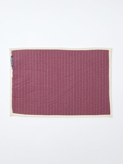 Conjunto de 2 individuais de mesa acolchoados (30x45 cm) - Kiabi Home - Kiabi