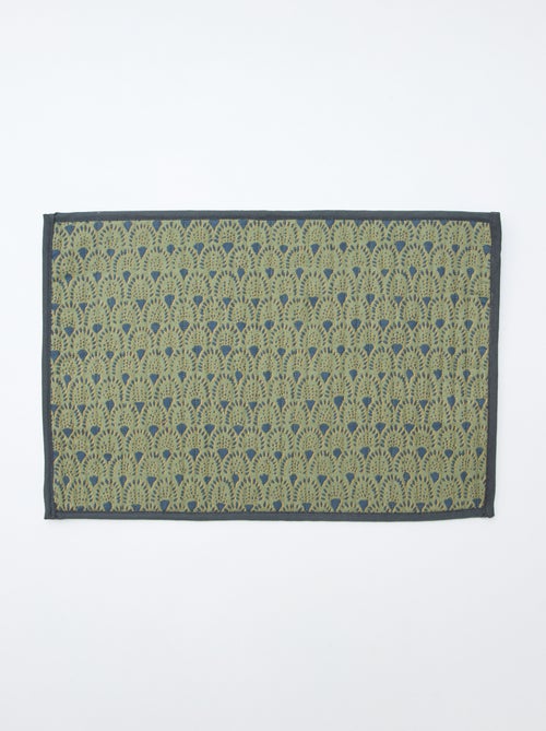 Conjunto de 2 individuais de mesa acolchoados (30x45 cm) - Kiabi Home - Kiabi