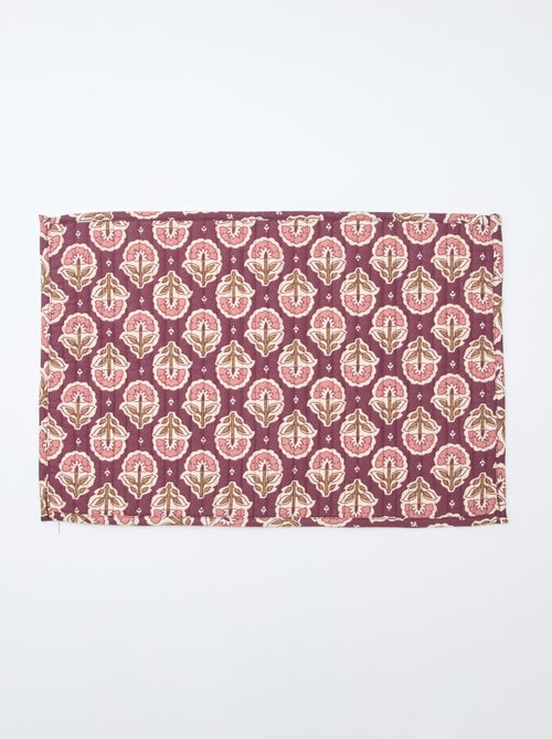 Conjunto de 2 individuais de mesa acolchoados (30x45 cm) - Kiabi Home - Kiabi