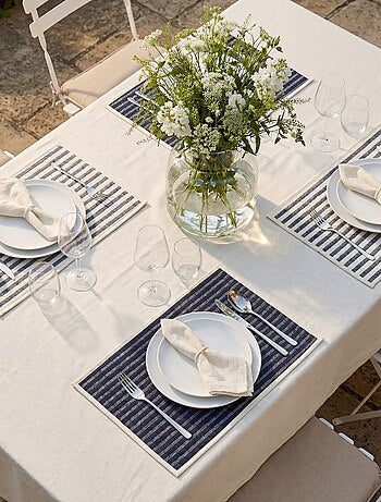 Conjunto de 2 individuais de mesa com estampado - Kiabi Home