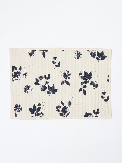 Conjunto de 2 individuais de mesa com estampado - Kiabi Home - Kiabi Conjunto de 2 individuais de mesa com estampado - Kiabi Home - Kiabi