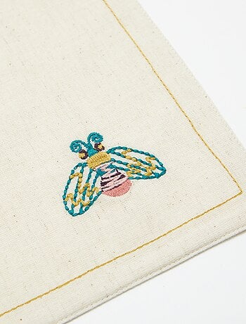 Conjunto de 2 individuais de mesa em linho misto - Kiabi Home